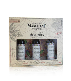 Coffret Special Trío Toilett Marchand D Aromes Santal y Violeta