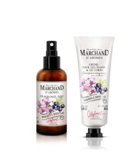 Cubo Marchand D Aromes Fragrance Mist y Crema de Manos y Corporal Orquídea y Grosellas