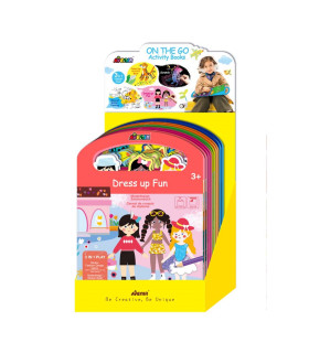 Libros de Actividades Scratch 10 Pz en 2 Diseños con Exhibidor Avenir