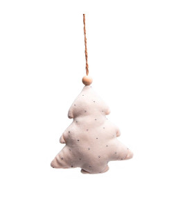 Adorno Navideño de Tela Estrella Pino o Corazón 13 cm Alparamis