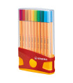 Microfibras Point 88 Color Parade Estuche Rojo Stabilo x 20