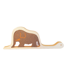Adorno Boa y Elefante 30 x 11 cm