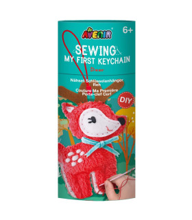 Kit de Costura My First Keychain 8 Pz en 8 Diseños con Exhibidor Avenir