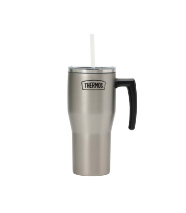Taza Térmica con Asa y Sorbete Thermos Classic 850 ml Acero