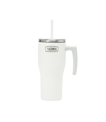 Taza Térmica con Asa y Sorbete Thermos Classic 850 ml Blanco