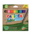 Marcadores de Colores Jumbo Punta Maxi Eco Family Carioca x 12