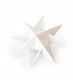 Estrella para Armar 19 cm Blanca x 2