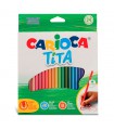 Lápices Tita de Colores Carioca x 24