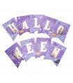 Guirnalda de Banderines Violetas XL Halloween