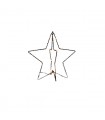 Adorno Estrella 3D con Luz LED 25 cm