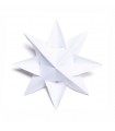 Estrella para Armar 12 cm Blanca x 3