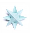 Estrella para Armar 12 cm Aqua x 3