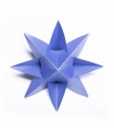 Estrella para Armar 28 cm Azul