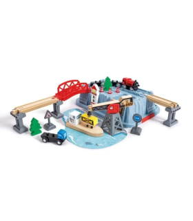 Set de Vías y Tren de Carga de Puerto Hape