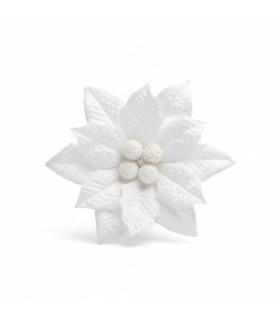 Adorno Flor Blanca 10 cm Alparamis A24-4022W
