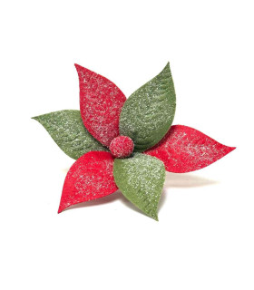 Adorno Estrella Federal Roja y Verde 22 cm Alparamis A24-3831