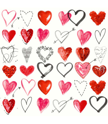 Servilletas 33 x 33 cm Cupids Arrow