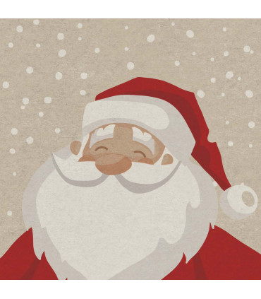 Servilletas 33 x 33 cm Naturals Santa Day Xmas