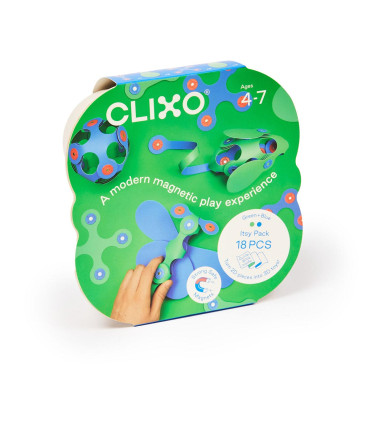 Set Itsy Verde y Azul 18 Piezas Clixo