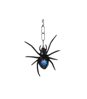 Adorno de Halloween Araña con Luz a Pilas Alparamis