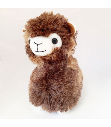 Peluche Térmico Llama Marrón Fur Buddies
