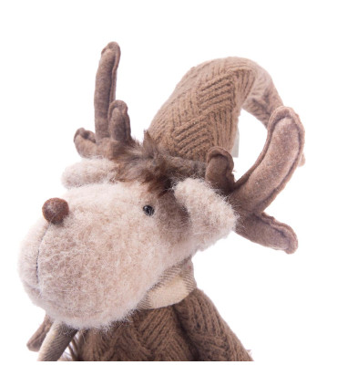 Adorno de Reno con Bufanda 40 cm Alparamis