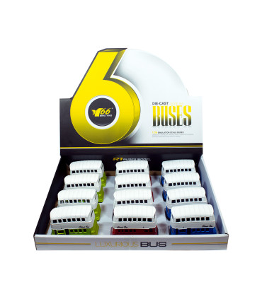 Omnibus de 2 Pisos de Juguete Die Cast 8 cm