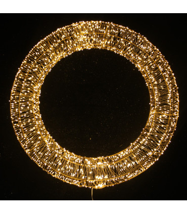 Corona LED 60 cm Luces Cálidas Alparamis