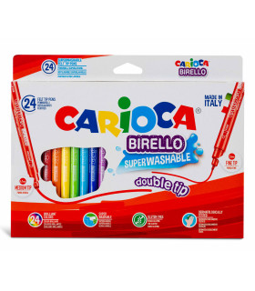 Marcadores Doble Punta Birello Carioca x 24