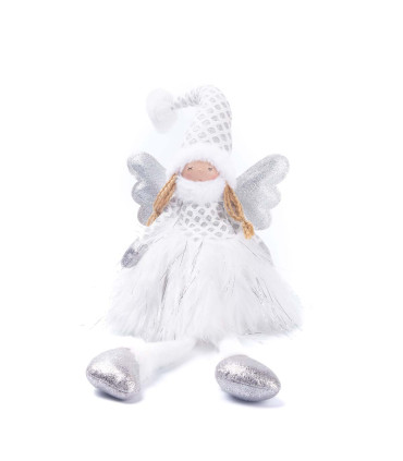 Adorno de Angel Piernas Largas con Luz LED 60 cm Alparamis