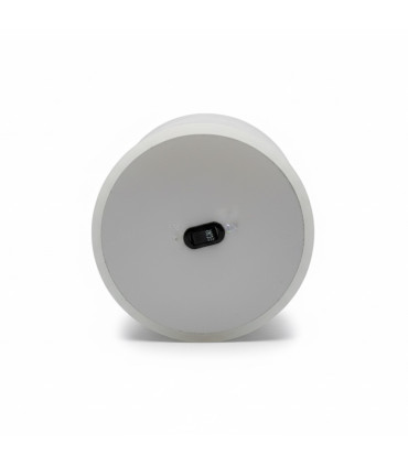 Set de 3 Velas Pilar LED Blancas con Base de Recarga USB Alparamis