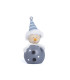 Santa o Snowman en Madera Azul Alparamis