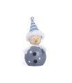Santa o Snowman en Madera Azul Alparamis