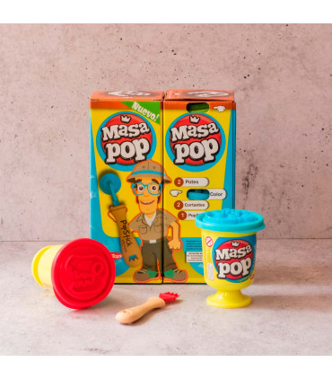 Set de 2 Copas Masa Pop Dinomanía