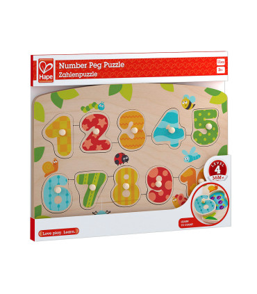 Rompecabezas de Números Hape Juego Didáctico