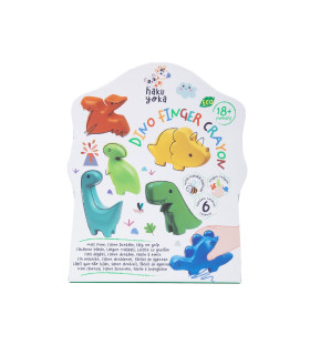 Crayones Dinofinger x 6 Haku Yoka