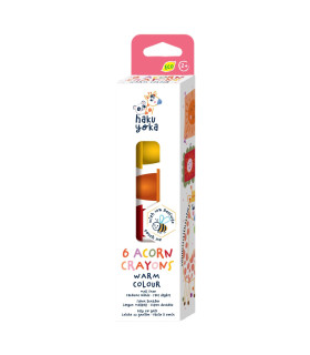 Crayones Bellota Cubo y Cuentas Haku Yoka x 6 20 Pz en 6 Diseños con Exhibidor