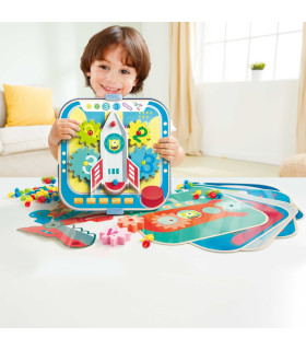 Juego Experimental de Engranajes Groovy-go-round Hape