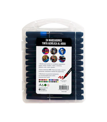 Marcadores Acrilicos en Valija Talbot x 24