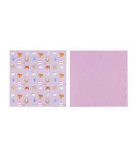 Papel para Scrap 35 Hojas de 30 x 30 cm y 160 g Lovely Ibicraft