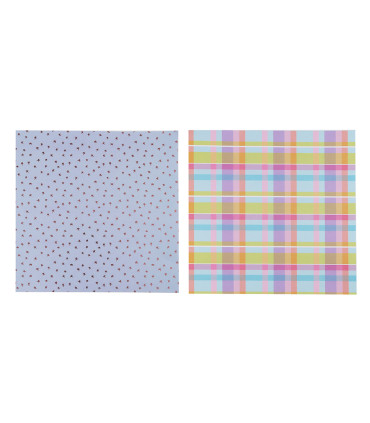 Papel para Scrap 35 Hojas de 30 x 30 cm y 160 g Lovely Ibicraft