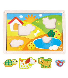 Rompecabezas Sunny Valley 3 en 1 Hape