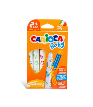 Marcadores Baby Carioca x 6