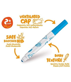 Marcadores Baby Carioca x 6