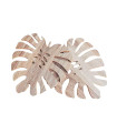Posafuentes Hoja Monstera 20 cm x 2