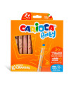 Crayón Lápiz Acuarela 3 en 1 Baby Carioca x 10