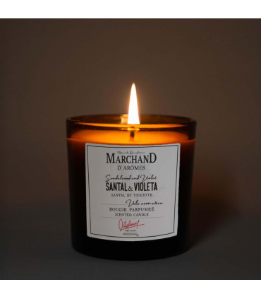 Vela Aromática Marchand D Aromes Santal y Violeta 220 g