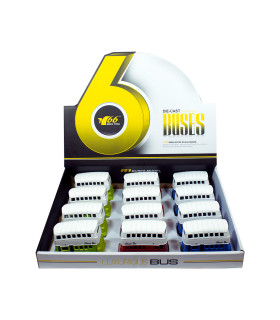 Omnibus de 2 Pisos de Juguete Die Cast 8 cm