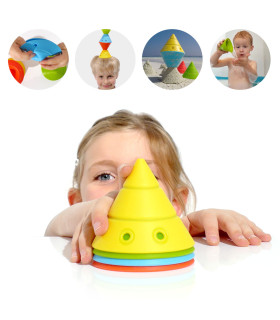 Juguete de Construcción Hix Moluk 4 piezas