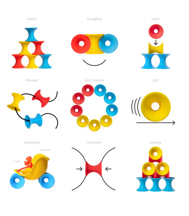 Juguete Tulu Moluk 9 piezas